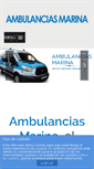 Mobile Screenshot of ambulanciasmarina.es